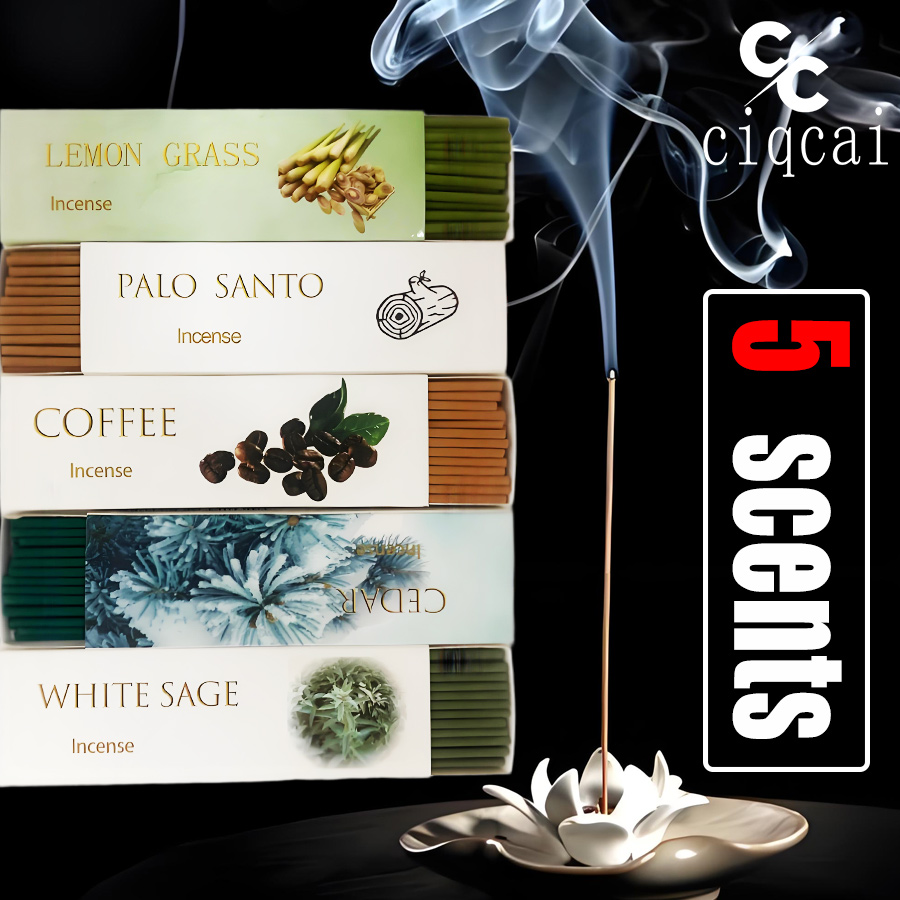 Quality Home Fragrance - 【5 gusti】Bastoncini di incenso spessi di