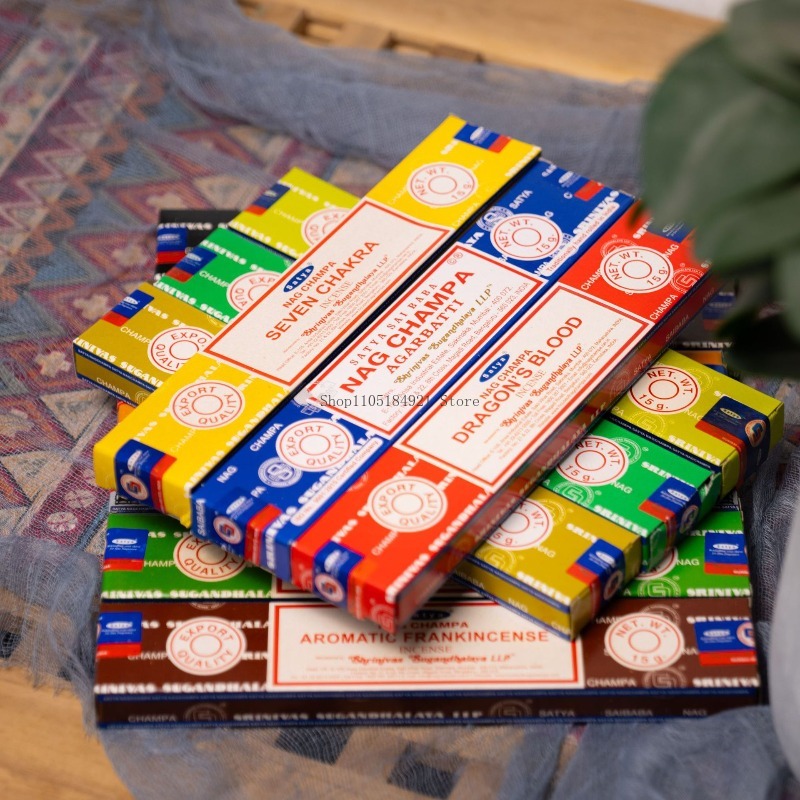 Home Fragrance Use - 5 Scatole di Bastoncini d'Incenso Indiani