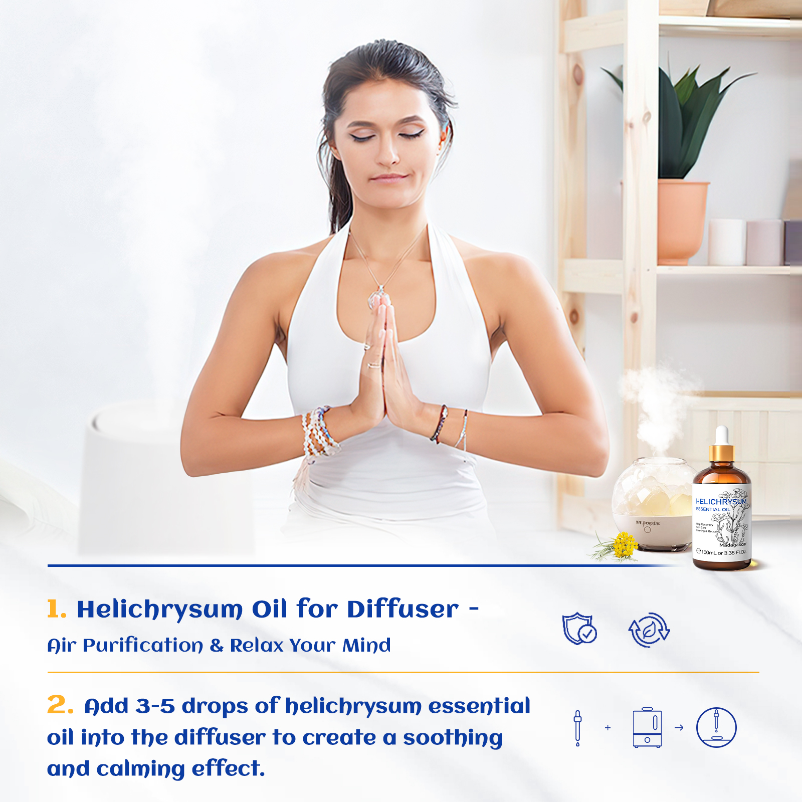 Olio essenziale HIQILI da 100  - Home Fragrance Mist recensione e prezzo