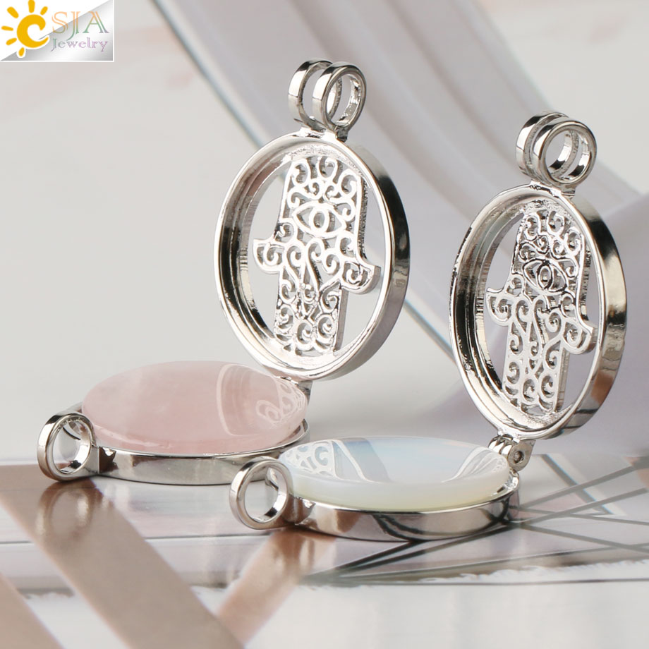 CSJA Naturale Pietra Medaglion - Diffuser Necklace Locket recensione e prezzo