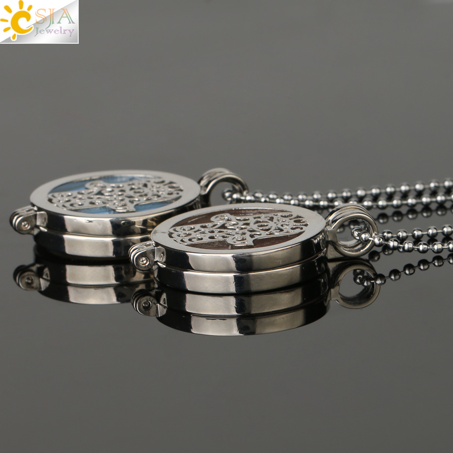 CSJA Naturale Pietra Medaglion - Diffuser Necklace Locket recensione e prezzo