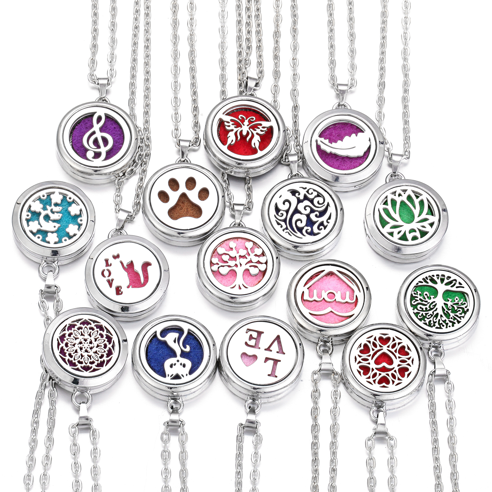 10 pz/lotto Aromaterapia In Ac - Diffuser Necklace Locket recensione e prezzo